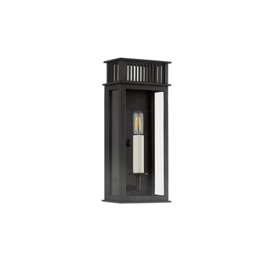 Troy Lighting - B6013-TBK - One Light Exterior Wall Sconce - Gridley - Textured Black