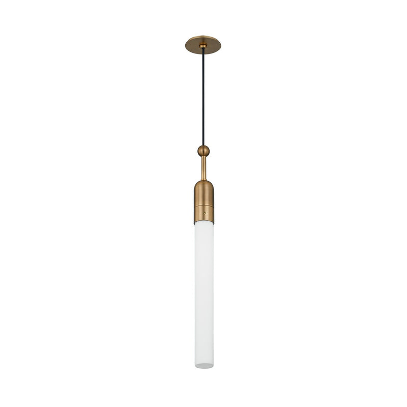 Troy Lighting - F1405-PBR - One Light Pendant - Darby - Patina Brass