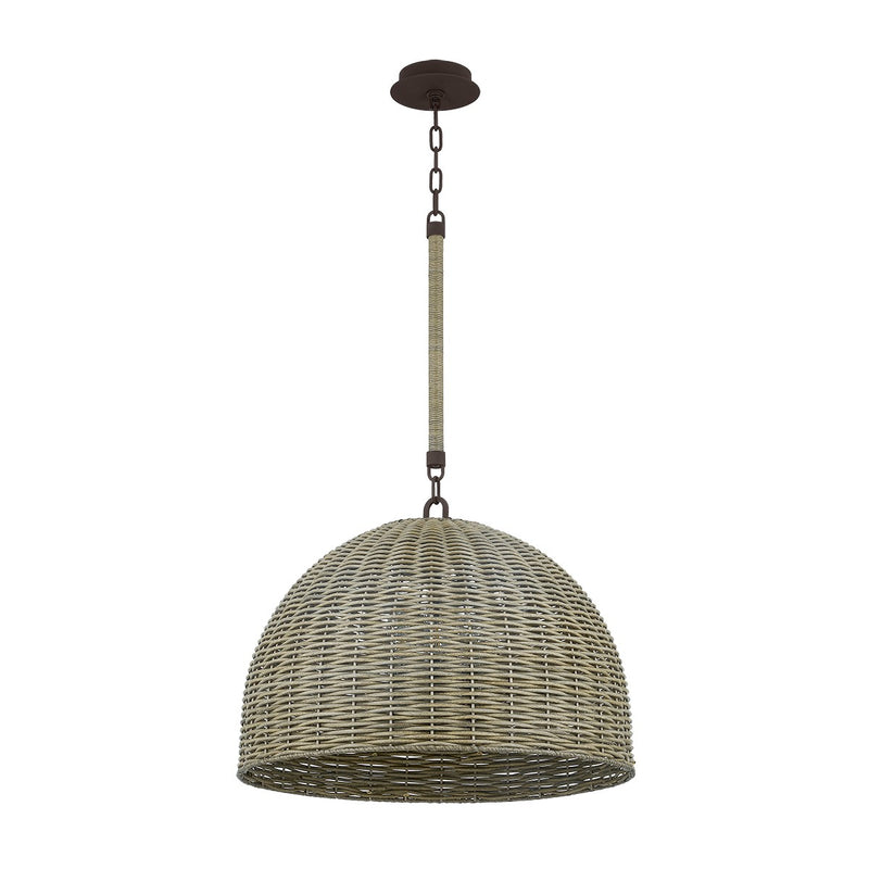 Troy Lighting - F2024-TBZ - Three Light Exterior Pendant - Huxley - Textured Bronze