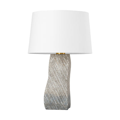 Hudson Valley - L4629-AGB/CDW - One Light Table Lamp - Raiden - Aged Brass/ Ceramic Windswept White