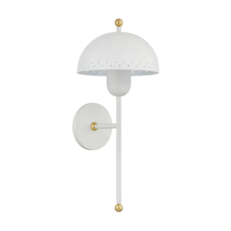 Mitzi - H885101-AGB/SWH - One Light Wall Sconce - Jojo - Aged Brass/Soft White