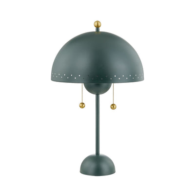 Mitzi - HL885202-AGB/SSG - Two Light Table Lamp - Jojo - Aged Brass/Soft Studio Green