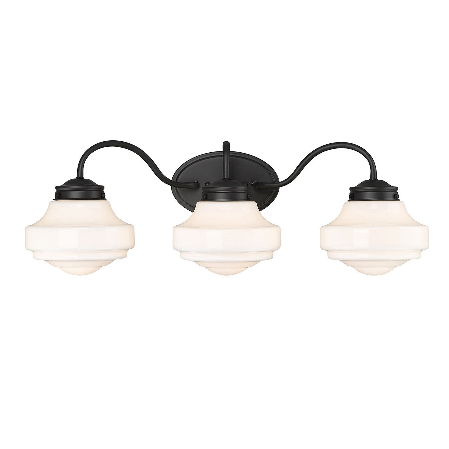 Ingalls Bath Vanity Light - 0508-BA3 BLK-VMG by Golden from Cleveland ...