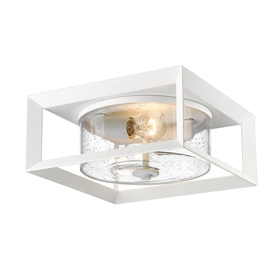 Golden - 2073-OFM -SD - Two Light Outdoor Flush Mount - Smyth  - Natural White