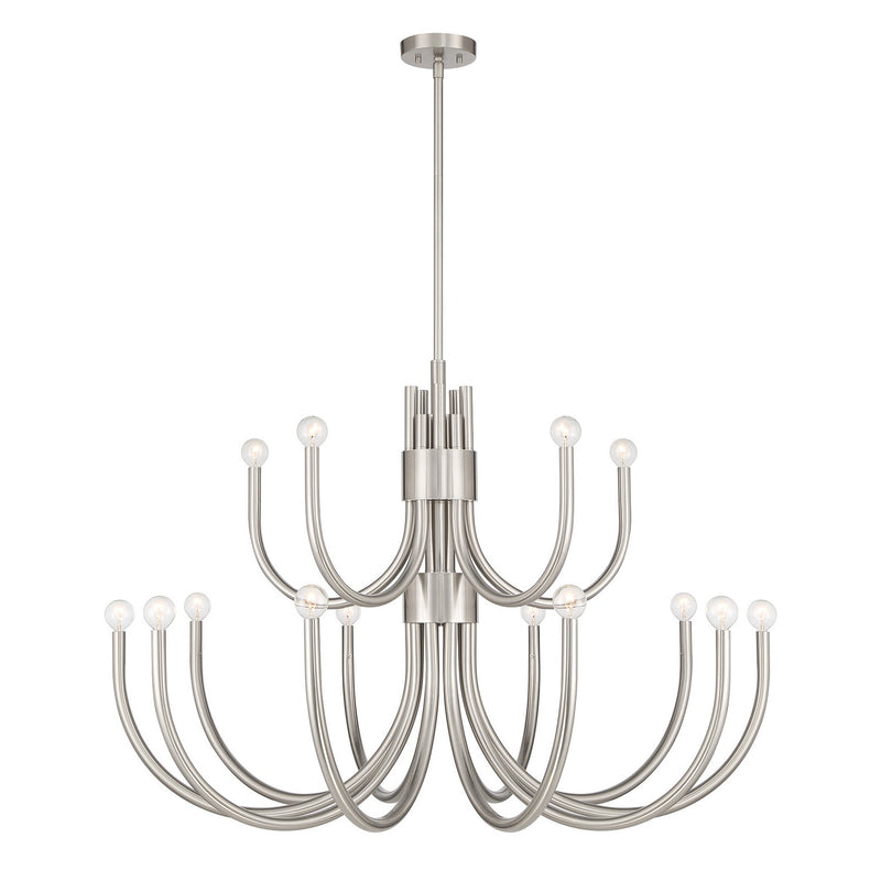 Savoy House - 1-6682-15-SN - 15 Light Chandelier - Sorrento - Satin Nickel