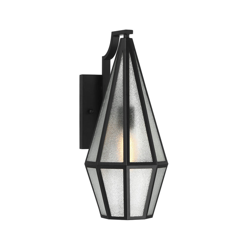 Savoy House - 5-709-BK - One Light Outdoor Wall Lantern - Peninsula - Matte Black