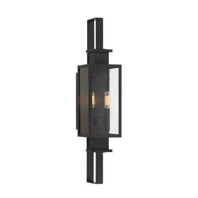 Savoy House - 5-826-BK - Two Light Outdoor Wall Lantern - Ascott - Matte Black