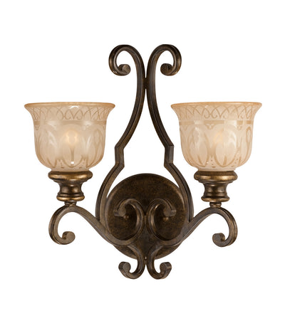 Crystorama - 7402-BU - Two Light Wall Mount - Norwalk - Bronze Umber