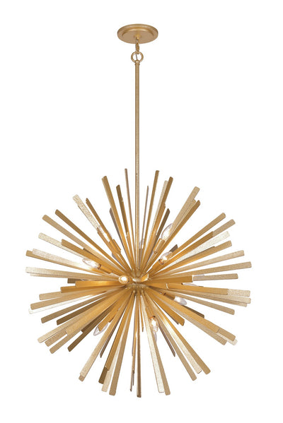 Metropolitan - N1908-785 - 16 Light Pendant - Confluence - Piastra Gold