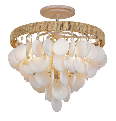 Metropolitan - N1914-759 - Four Light Semi Flush Mount - Aurelia'S Cove - Natural White