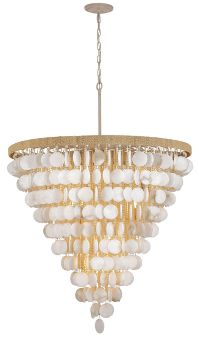 Metropolitan - N1919-759 - 15 Light Pendant - Aurelia'S Cove - Natural White