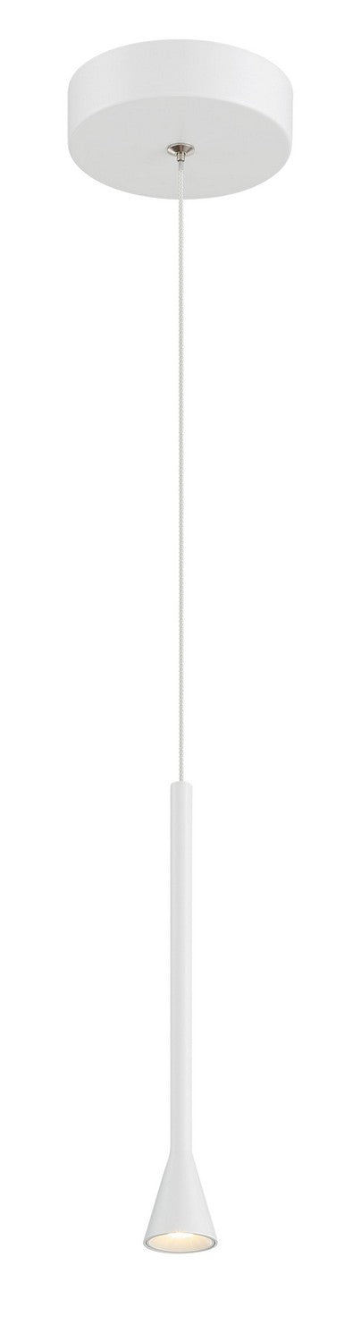 George Kovacs - P1456-44B-L - LED Mini Pendant - Piccolo - Flat White