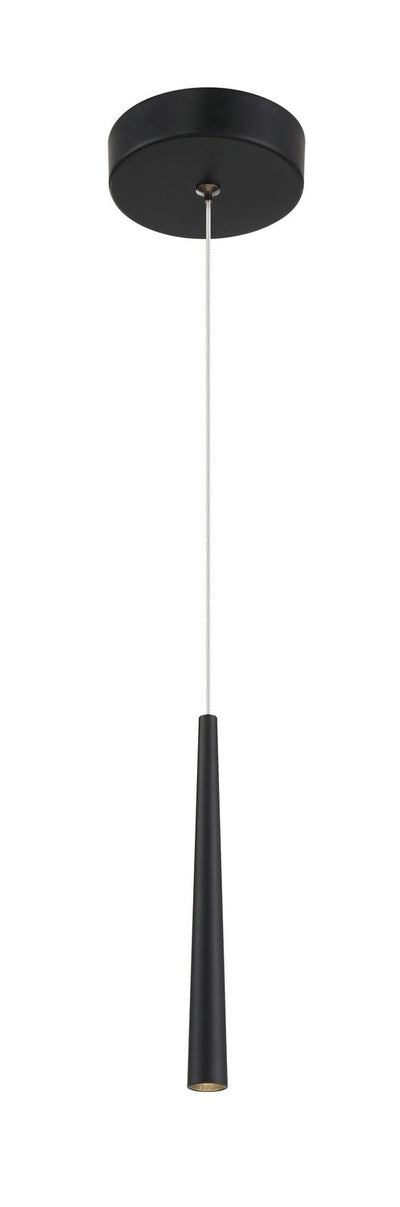 George Kovacs - P1458-66A-L - LED Mini Pendant - Stretch - Coal