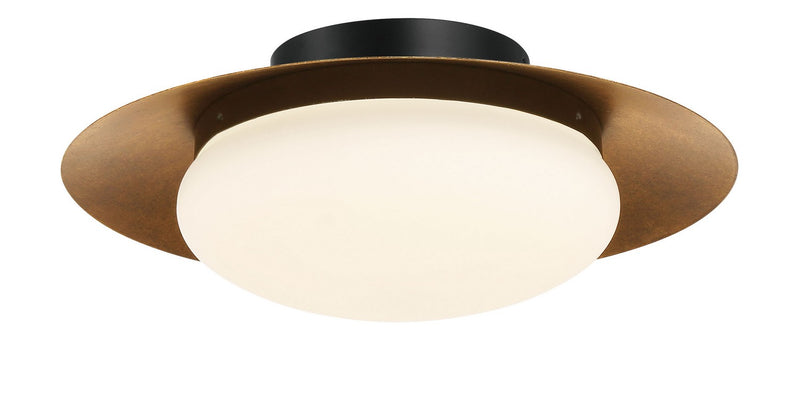 Minka-Lavery - 5625-869-L - LED Flush Mount - Zinola - Sand Coal & Halcyon Gold