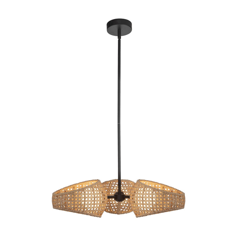 Kuzco Lighting - CH20625-BK/OP - LED Chandelier - Lanai - Black/Opal Glass