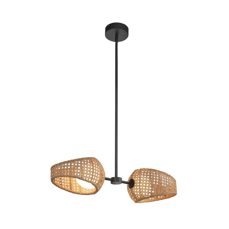 Kuzco Lighting - PD20602-BK/OP - LED Pendant - Lanai - Black/Opal Glass