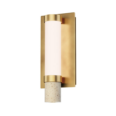 ET2 - E11050-01TVGLD - LED Wall Sconce - Travertine - Travertine / Gold