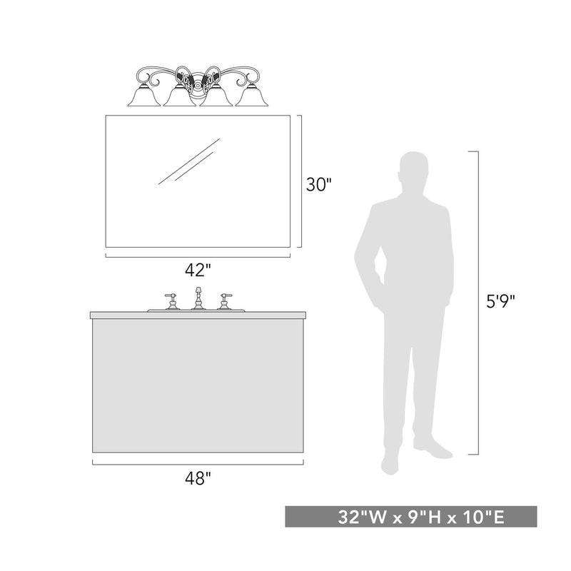 Homestead  Vanity Light