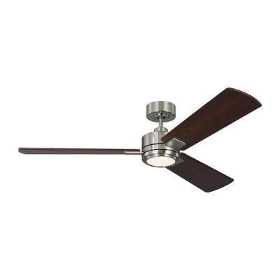 Visual Comfort Fan - 3HASM56BSD - 56"Ceiling Fan - Harris - Brushed Steel