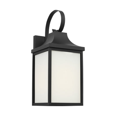 Generation Lighting. - GLO1021TXB - One Light Outdoor Lantern - Saybrook - Textured Black