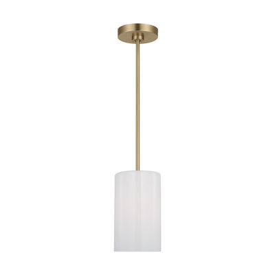 Generation Lighting. - GLP1001SB - One Light Mini Pendant - Rhett - Satin Bronze