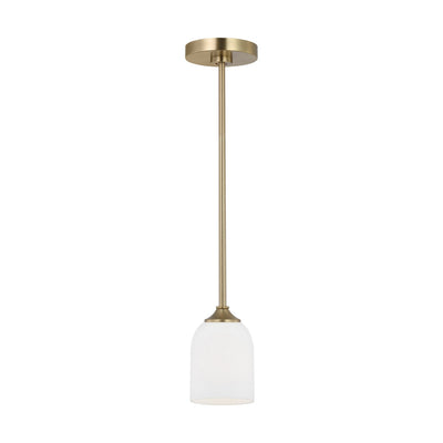 Generation Lighting. - GLP1021SB - One Light Mini Pendant - Emile - Satin Bronze