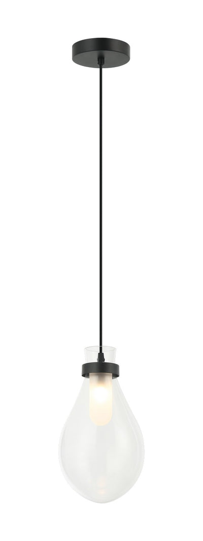 Matteo Lighting - C31901MB - One Light Pendant - Seranna - Matte Black