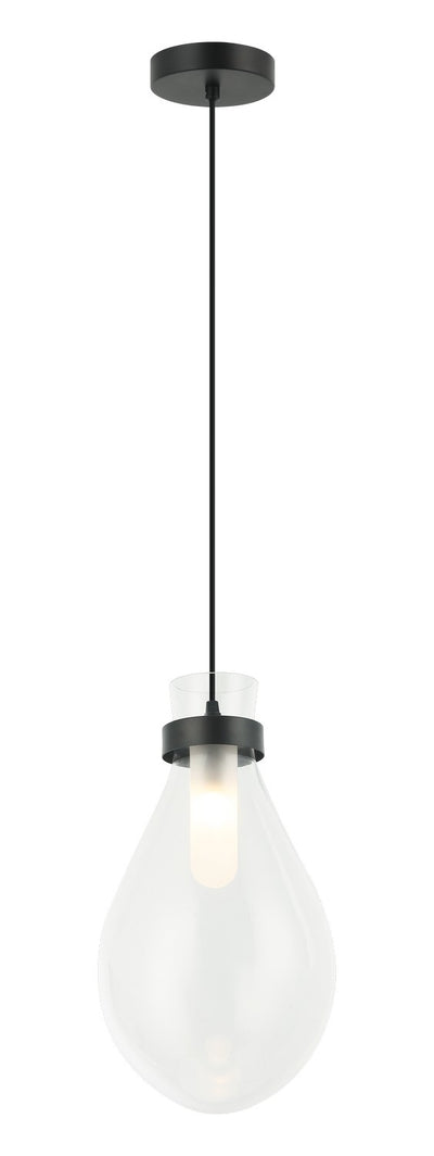 Matteo Lighting - C31911MB - One Light Pendant - Seranna - Matte Black