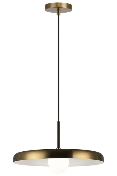 Matteo Lighting - C34421AGOP - LED Pendant - Creston - Aged Gold Brass