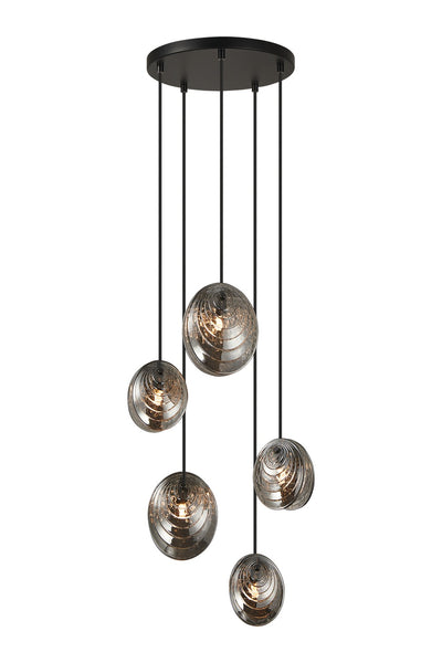 Matteo Lighting - C36605MB - LED Pendant - Shelly - Matte Black