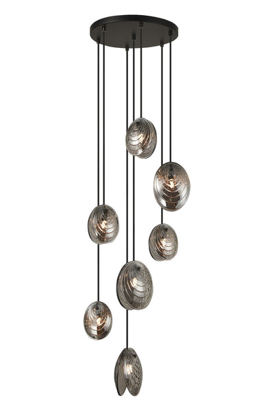 Matteo Lighting - C36607MB - LED Pendant - Shelly - Matte Black
