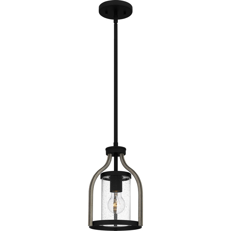 Quoizel - CNE1508MBK - One Light Mini Pendant - Cornelia - Matte Black
