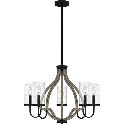 Quoizel - CNE5026MBK - Five Light Chandelier - Cornelia - Matte Black