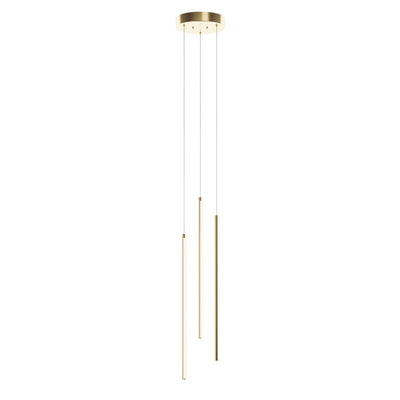 AFX Lighting - RMTP08L30D1SB - LED Pendant - Rosemont - Satin Brass
