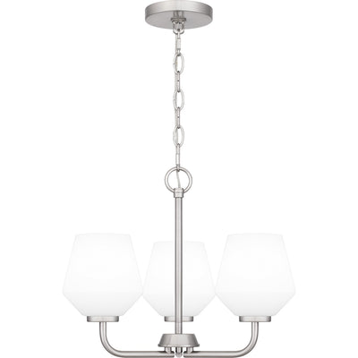 Quoizel - NIE2817BN - Three Light Pendant - Nielson - Brushed Nickel
