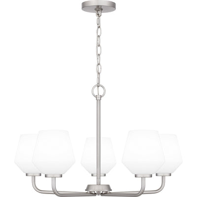 Quoizel - NIE5025BN - Five Light Chandelier - Nielson - Brushed Nickel