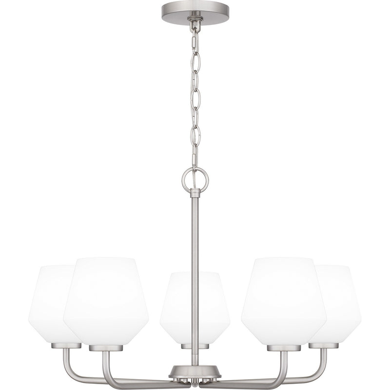 Quoizel - NIE5025BN - Five Light Chandelier - Nielson - Brushed Nickel