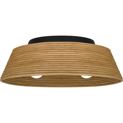 Quoizel - QFL6167MBK - Three Light Flush Mount - Quoizel Flush Mount - Matte Black