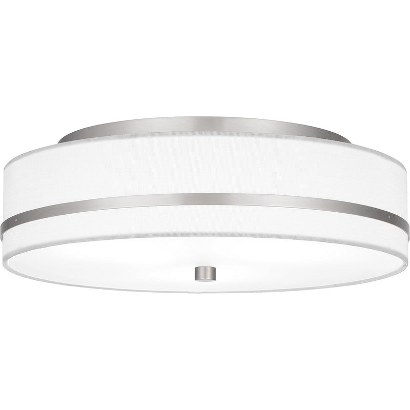 Quoizel - QFL6180BN - Three Light Flush Mount - Quoizel Flush Mount - Brushed Nickel