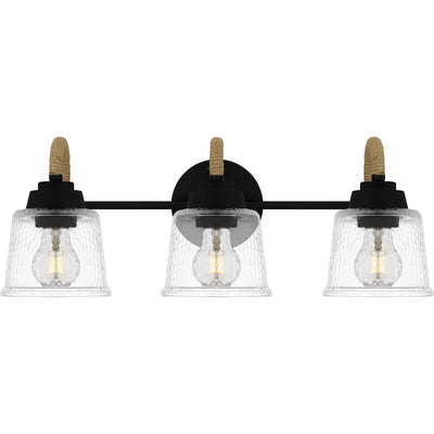 Quoizel - SEB8622MBK - Three Light Bath - Seabreeze - Matte Black