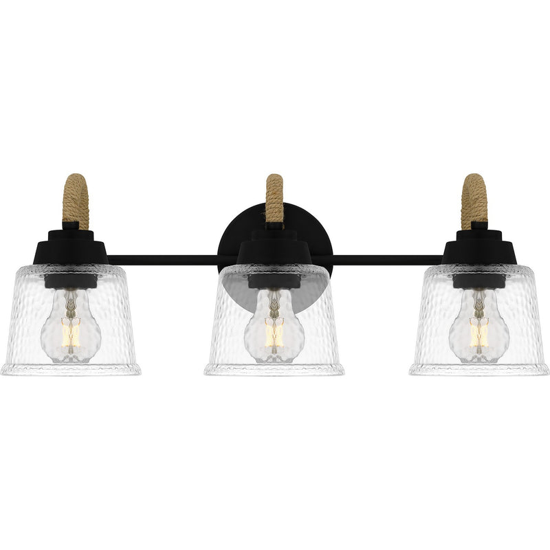 Quoizel - SEB8622MBK - Three Light Bath - Seabreeze - Matte Black