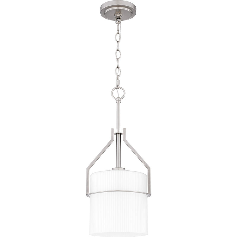 Quoizel - SEY1508BN - One Light Mini Pendant - Seymour - Brushed Nickel