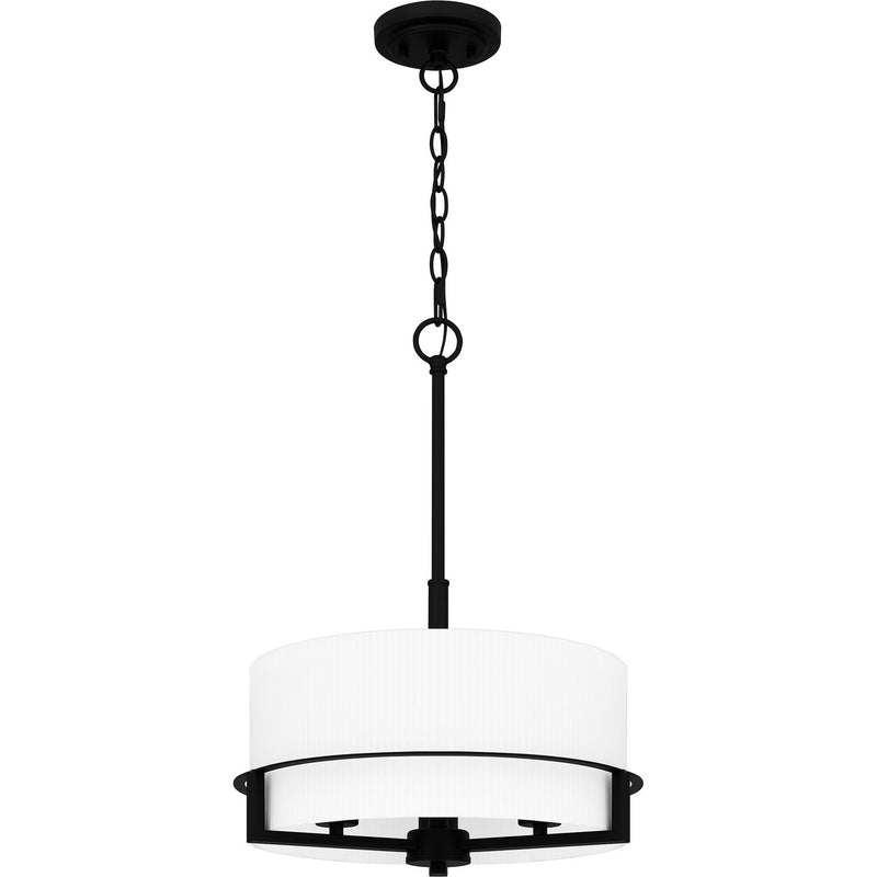 Quoizel - SEY2815MBK - Three Light Pendant - Seymour - Matte Black