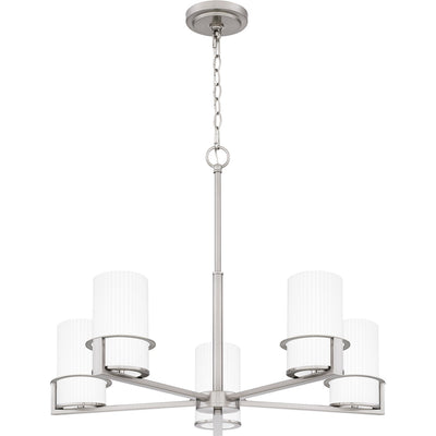 Quoizel - SEY5026BN - Five Light Chandelier - Seymour - Brushed Nickel
