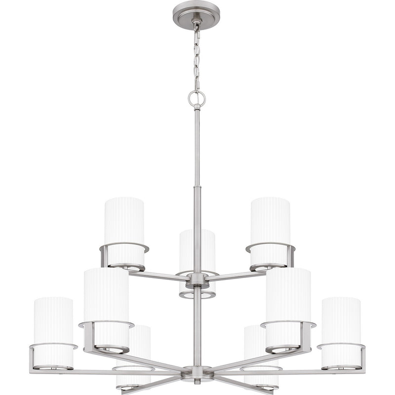Quoizel - SEY5032BN - Nine Light Chandelier - Seymour - Brushed Nickel