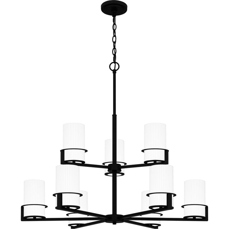 Quoizel - SEY5032MBK - Nine Light Chandelier - Seymour - Matte Black