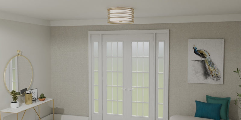 Spiral Semi-Flush Mount