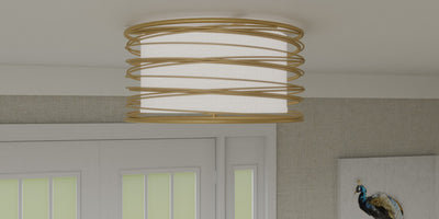 Spiral Semi-Flush Mount