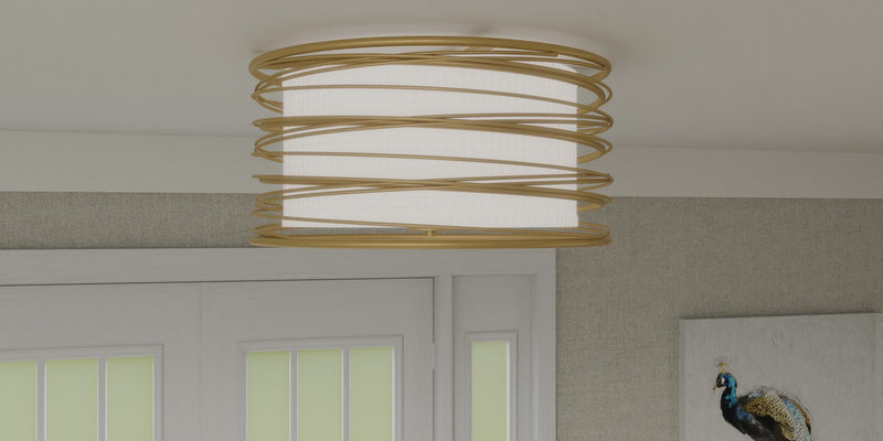 Spiral Semi-Flush Mount