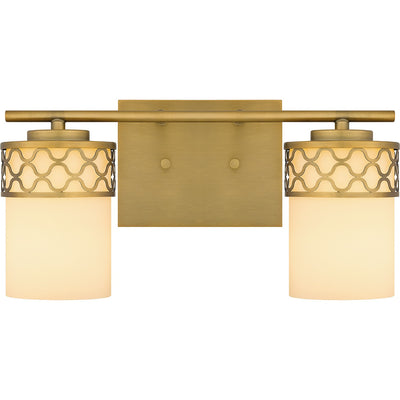 Quoizel - TEN8615AB - Two Light Bath - Tenley - Aged Brass